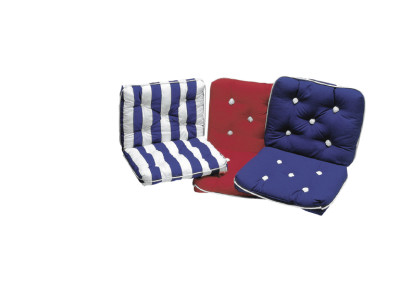 Marine cushion-double-BORDEAU